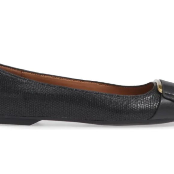 Calvin Klein Oneta Black Ballet Flat 8.5M - Picture 2 of 4